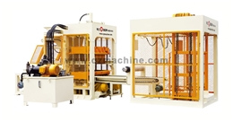 Máy sản xuất gạch tự động QT16 - Công Ty TNHH Máy Móc Quangong (QGM)